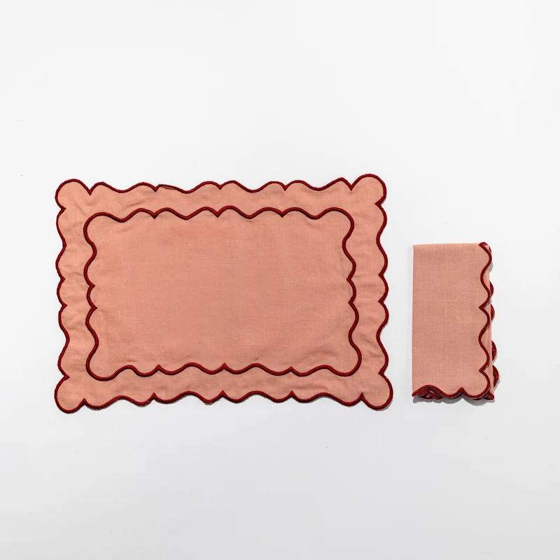 Serviette de Table Ondulée