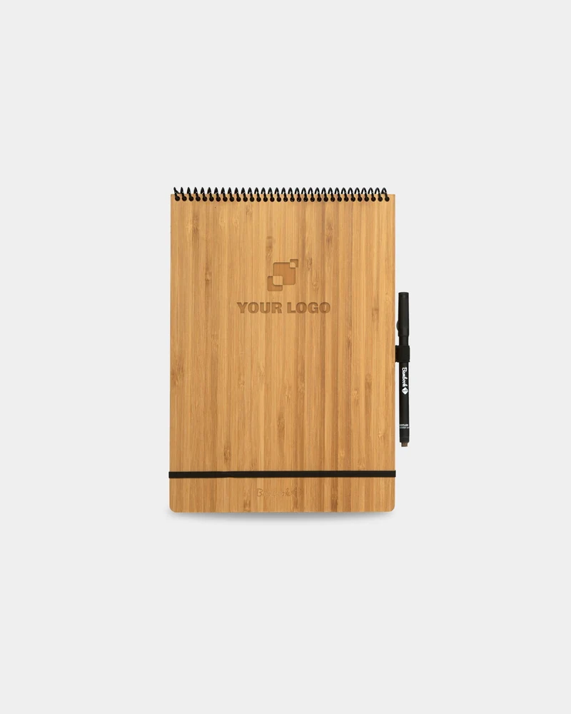 Carnet bambou massif Bambook A5 à personnaliser