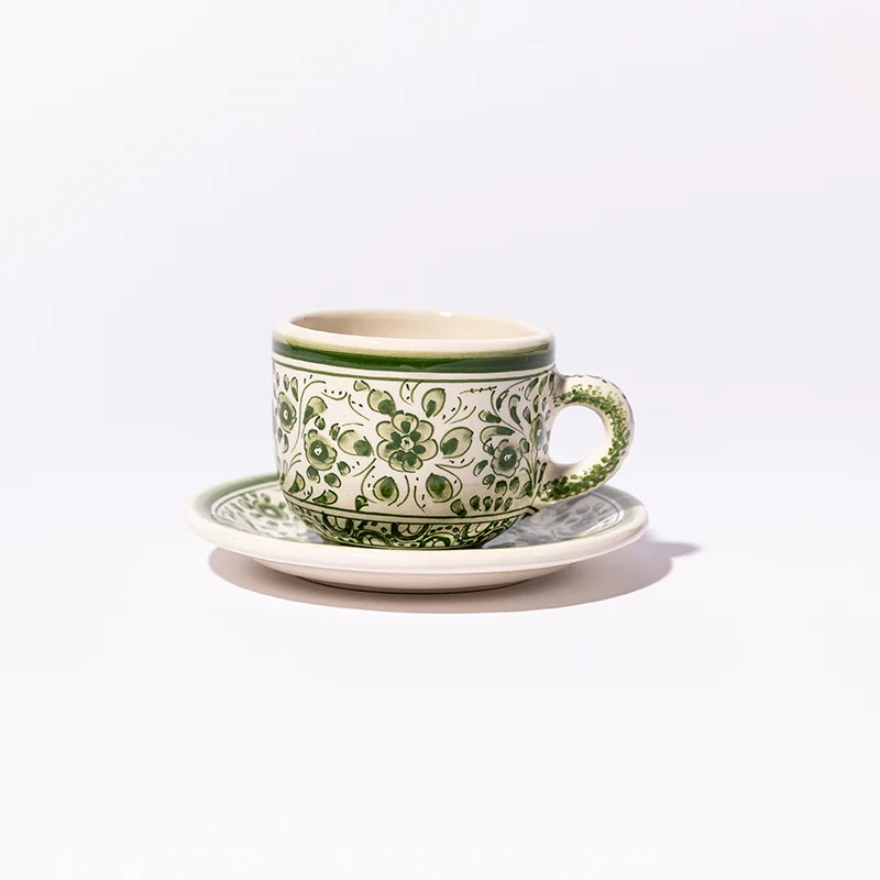 Tasses à Thé Vertes