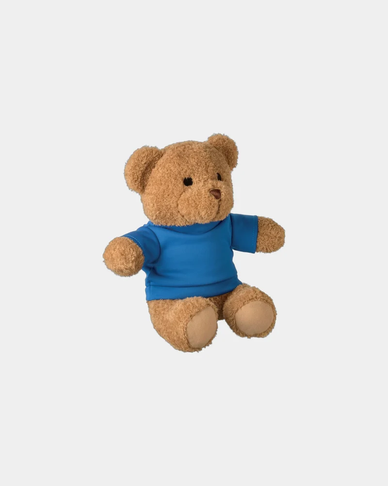 Peluche ourson t-shirt 23 cm Jackie à personnaliser