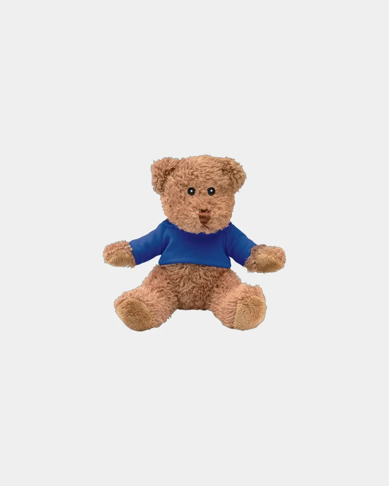 Peluche ourson avec t-shirt Johnny T à personnaliser