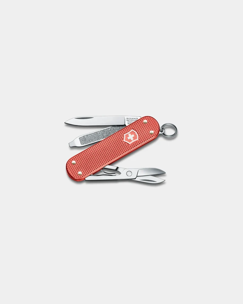 Couteau suisse Alox Rouge minéral Victorinox Classic SD à personnaliser