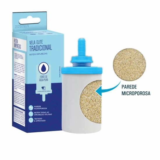 Bougie pour Filtre en Argile traditionnel (Vela para Filtro de Barro tradicional) - ELITE - unidade