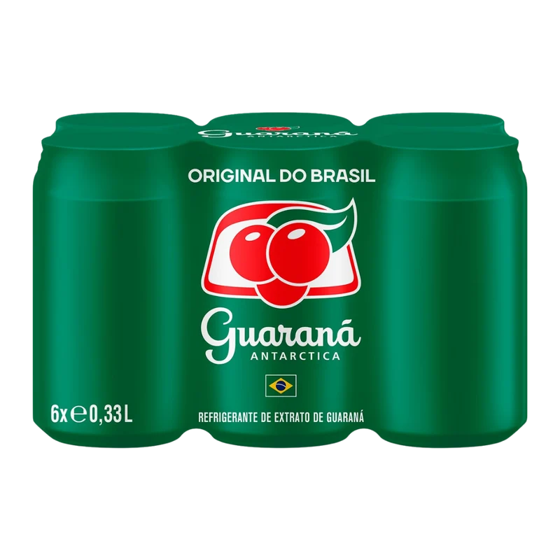 Soda brésilien au Guaraná (Guaraná Antarctica) - 6x330ml