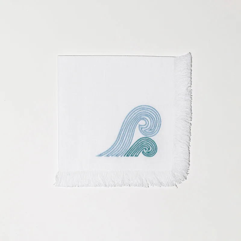 Serviettes de table brodées