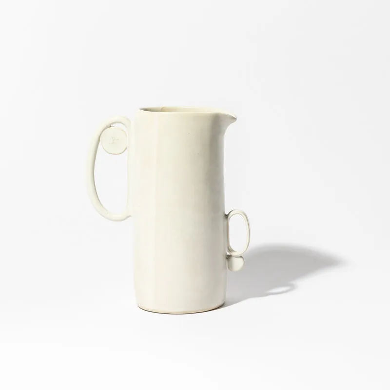 Cruche blanche ArtDéco