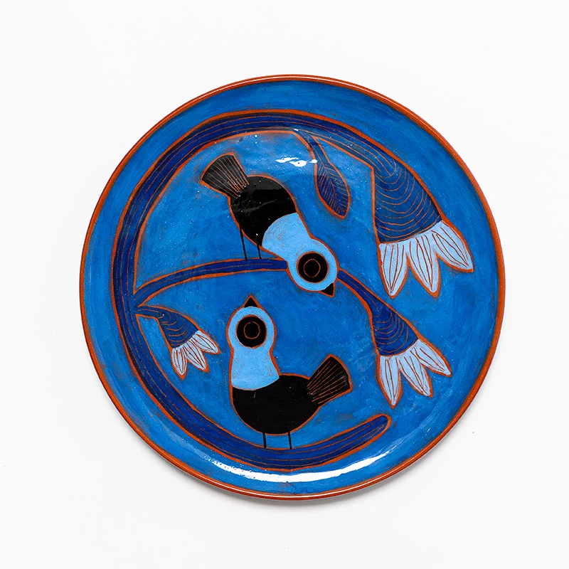 Assiette Oiseau 27cm en céramique
