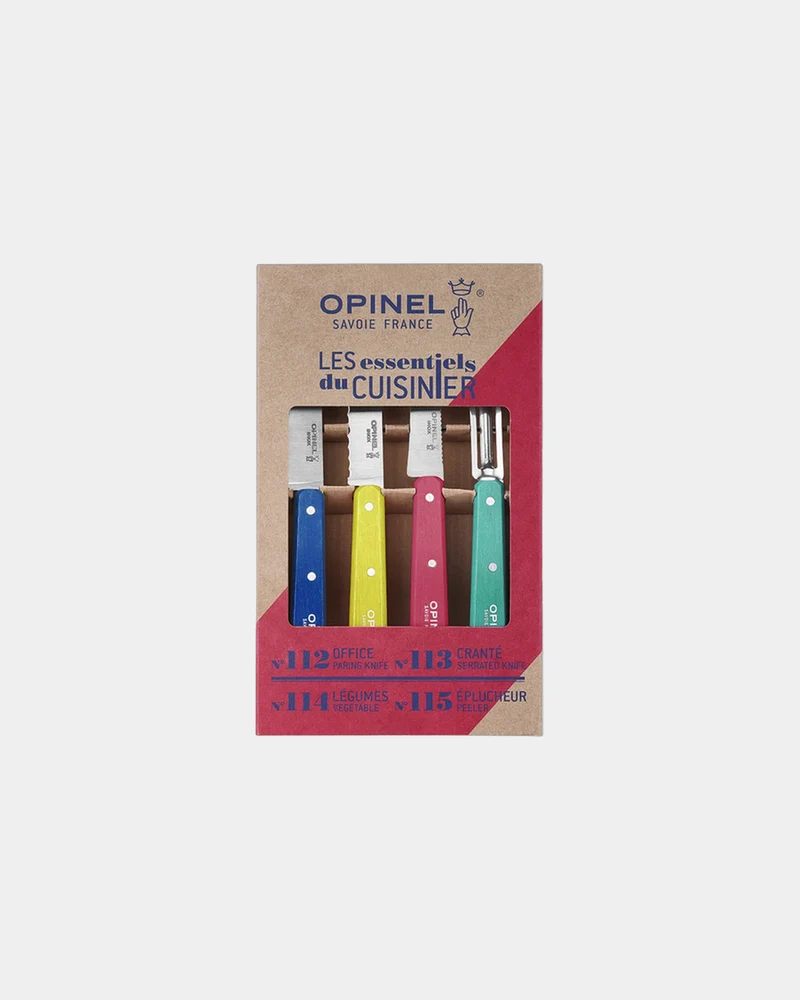 Coffret inox éco-responsable Opinel Les Essentiels à personnaliser