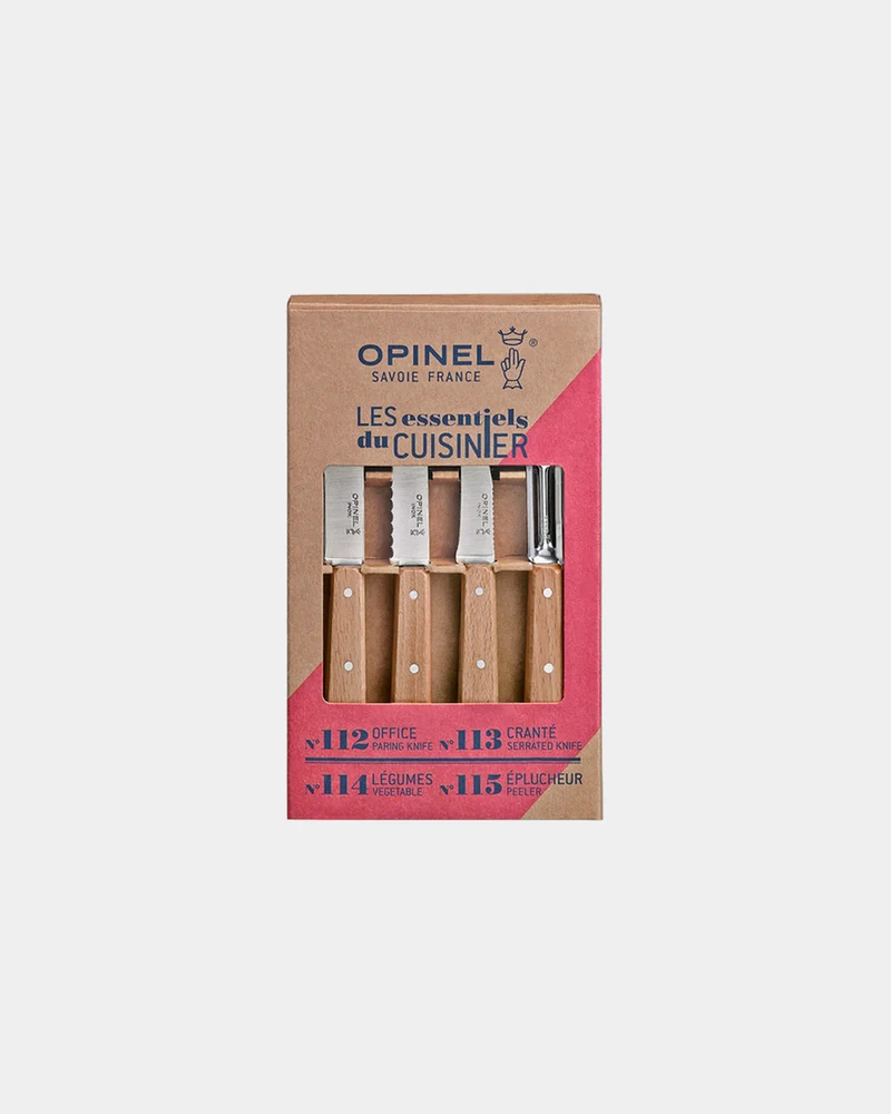 Coffret de couteaux bois Opinel Les Essentiels à personnaliser
