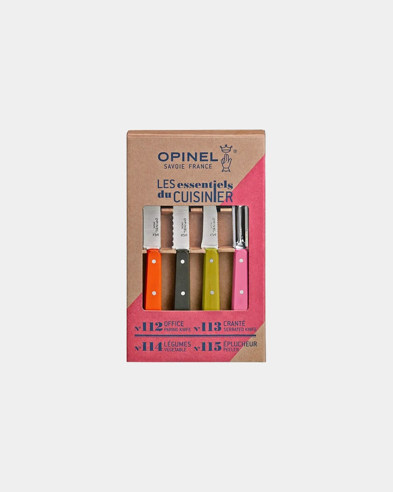 Coffret inox Opinel Les Essentiels Fifties à personnaliser