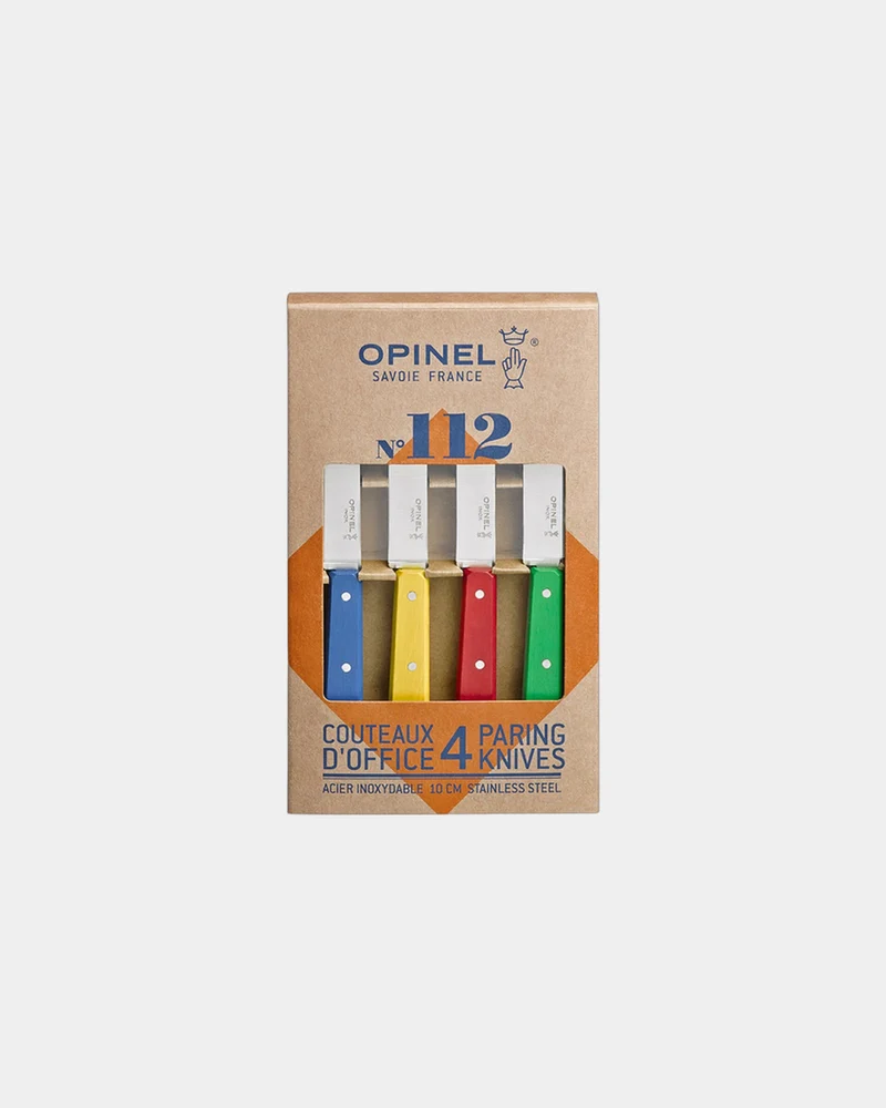 Coffret de 4 couteaux inox Opinel N°112 à personnaliser