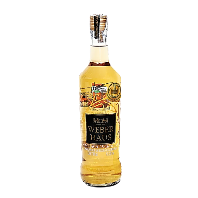Cachaça Artisanale Amburana BIO - (Cachaça Envelhecida Amburana Orgânica) - WEBER HAUS - 700ml