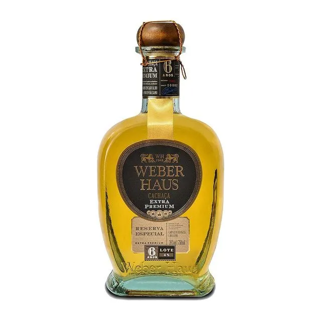 Cachaça Artisanale Extra Premium (Cachaça Extra Premium 6 anos ) - WEBER HAUS - 700ml