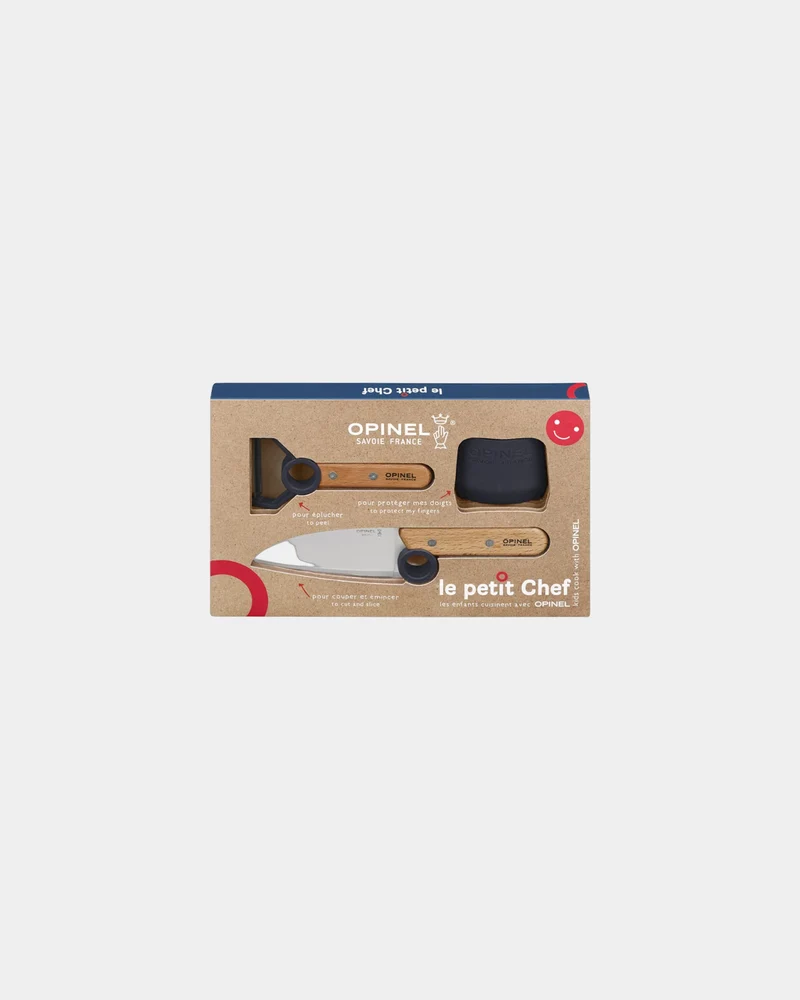Kit cuisine acier inox Opinel Le Petit Chef à personnaliser
