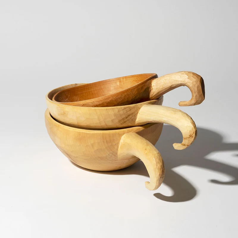 Ecrèmette en bois sculpté 3
