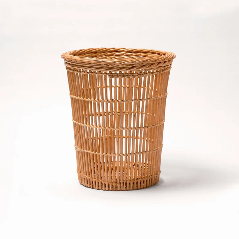 Corbeille à papier en osier