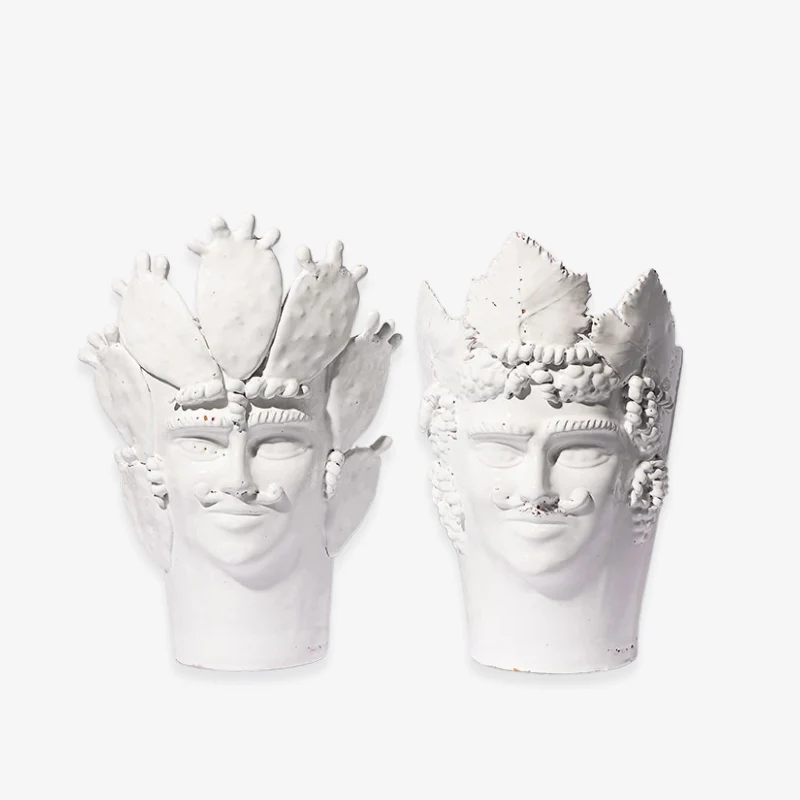 Cache Pot Feuilles de Vigne