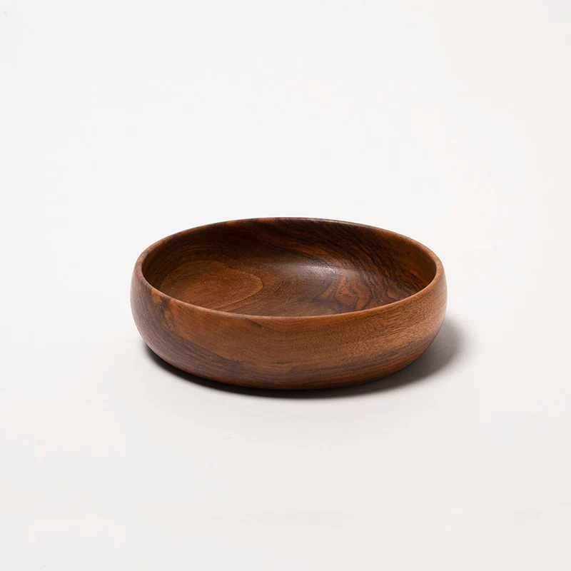Assiette / bol en noyer