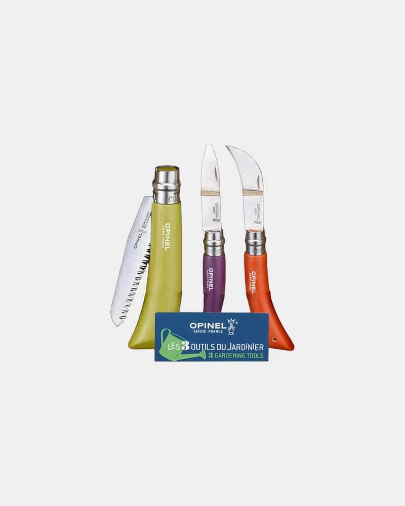 Coffret outils de jardin Opinel à personnaliser