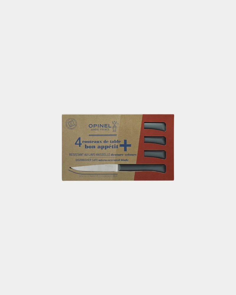 Coffret de 4 couteaux de table Opinel Bon Appétit à personnaliser