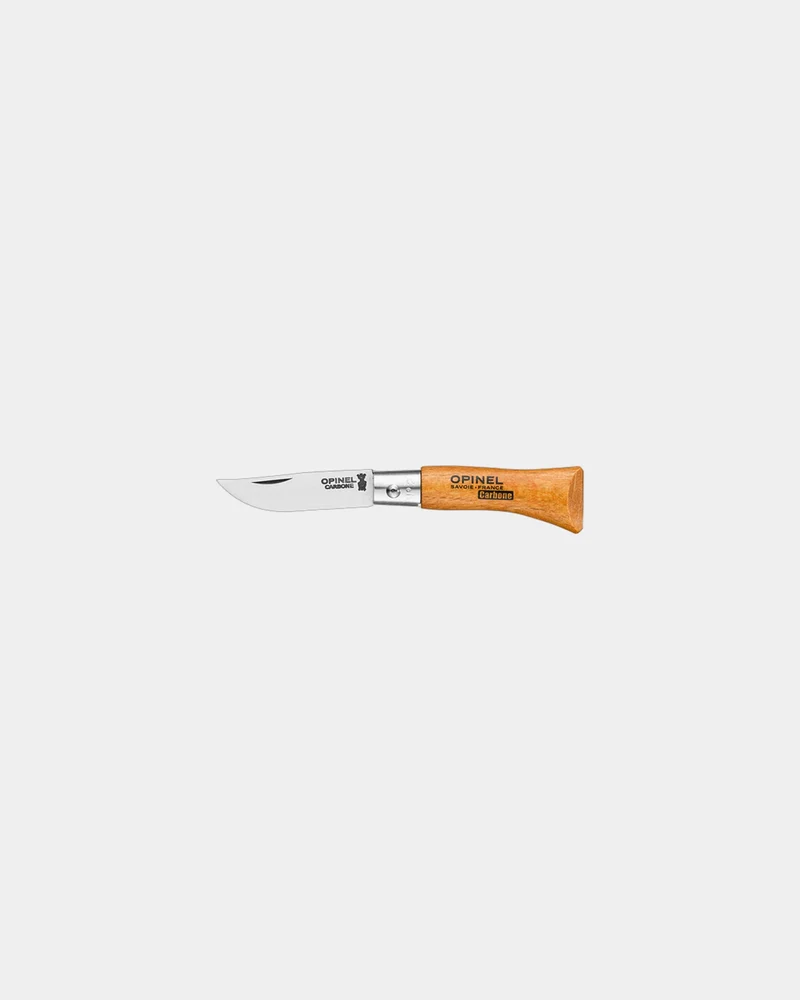 Couteau acier au carbone Opinel N°02 Carbone à personnaliser