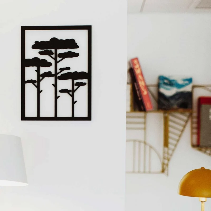 Tableau Bois PINS Forêt Landes 3D - Décoration Murale Nature Made in France