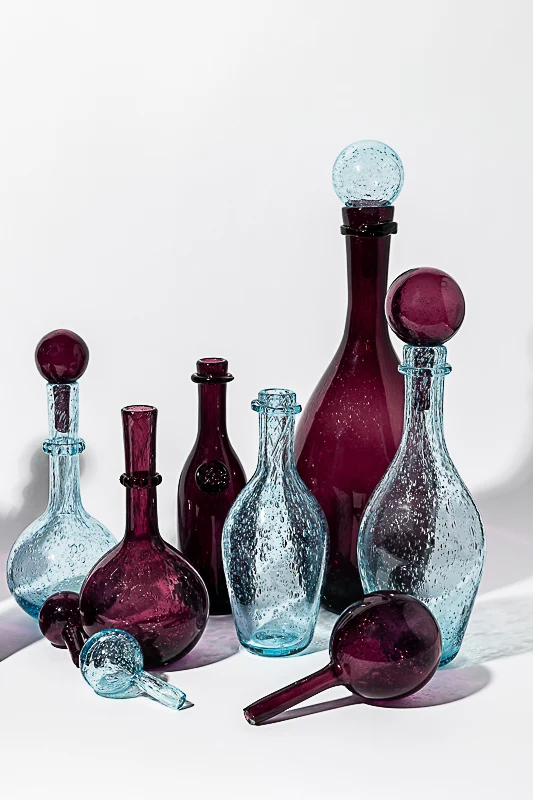 Bouteille Ventrue en verre 40cm