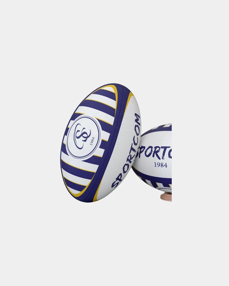 Ballon rugby multicolore à personnaliser