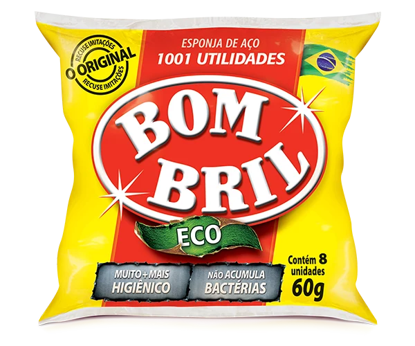 Éponge en Acier (Esponja de Aço) - BOMBRIL - 60g