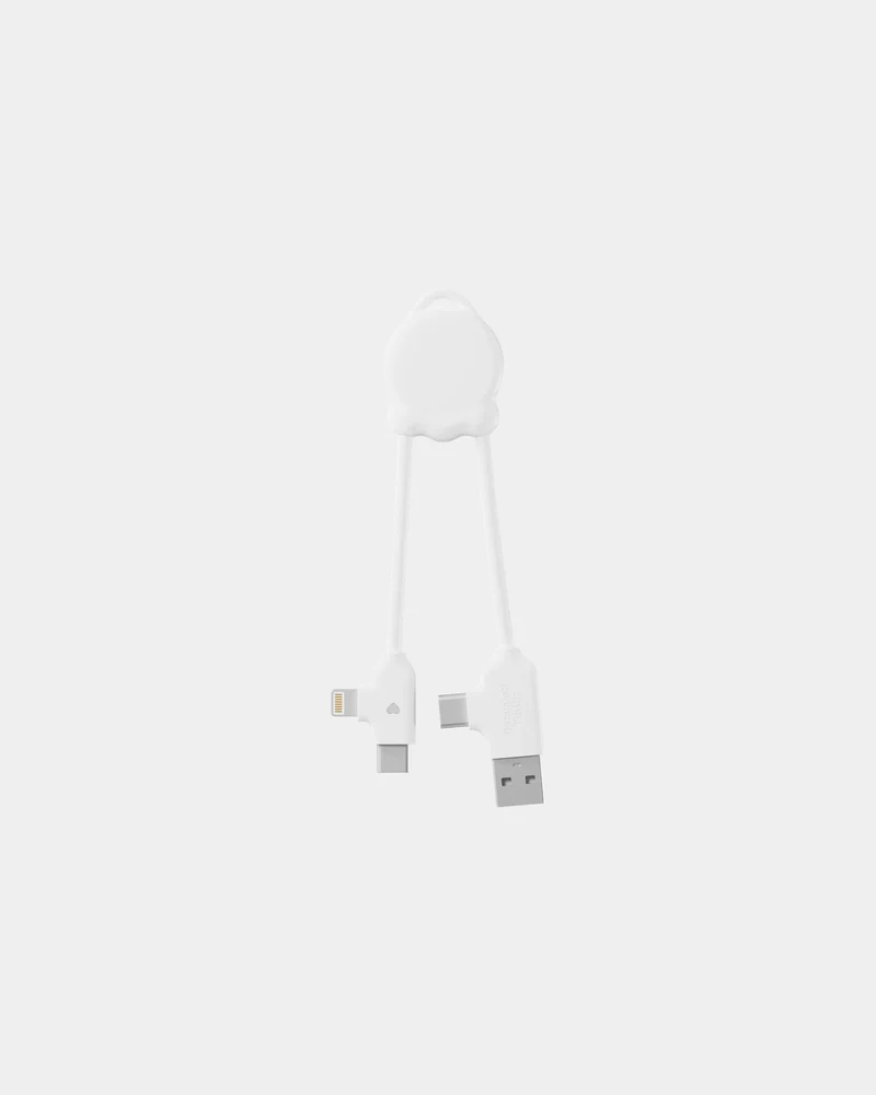 Câble de charge plastique recyclé Octomini à personnaliser