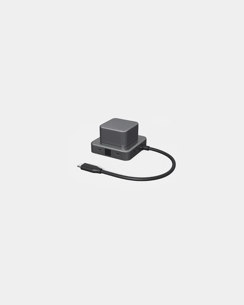 Hub 7-en-1 aluminium recyclé à personnaliser