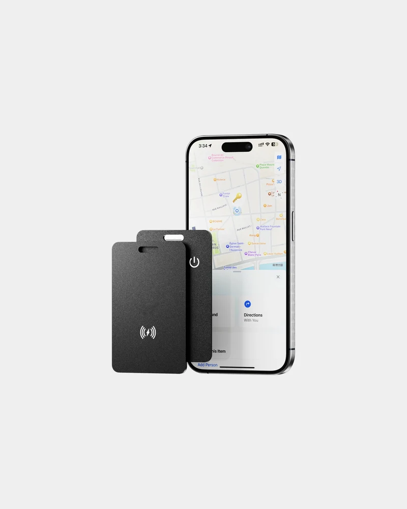 Carte de suivi noir à personnaliser