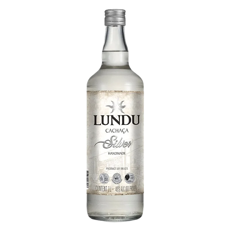 Cachaça Artesanal Silver (Cachaça Artisanale Silver) - LUNDU - 1L