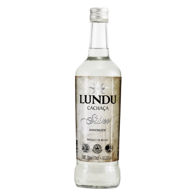 Cachaça Artesanal Silver (Cachaça Artisanale Silver) - LUNDU - 700ml