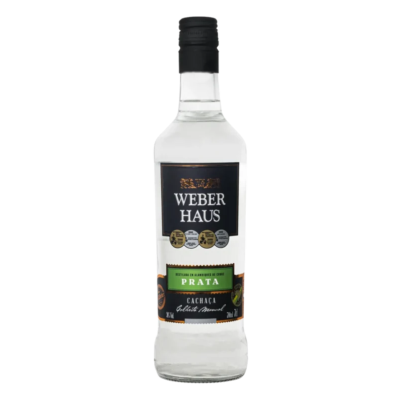 Cachaça Artesanal Silver (Cachaça Artisanale Silver) - WEBER HAUS - 700ml
