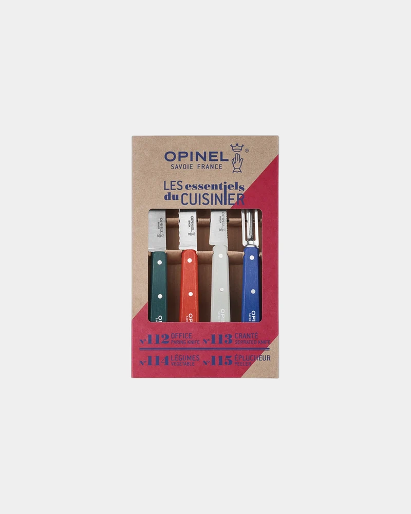 Coffret Les Essentiels Primo acier inoxydable Opinel à personnaliser