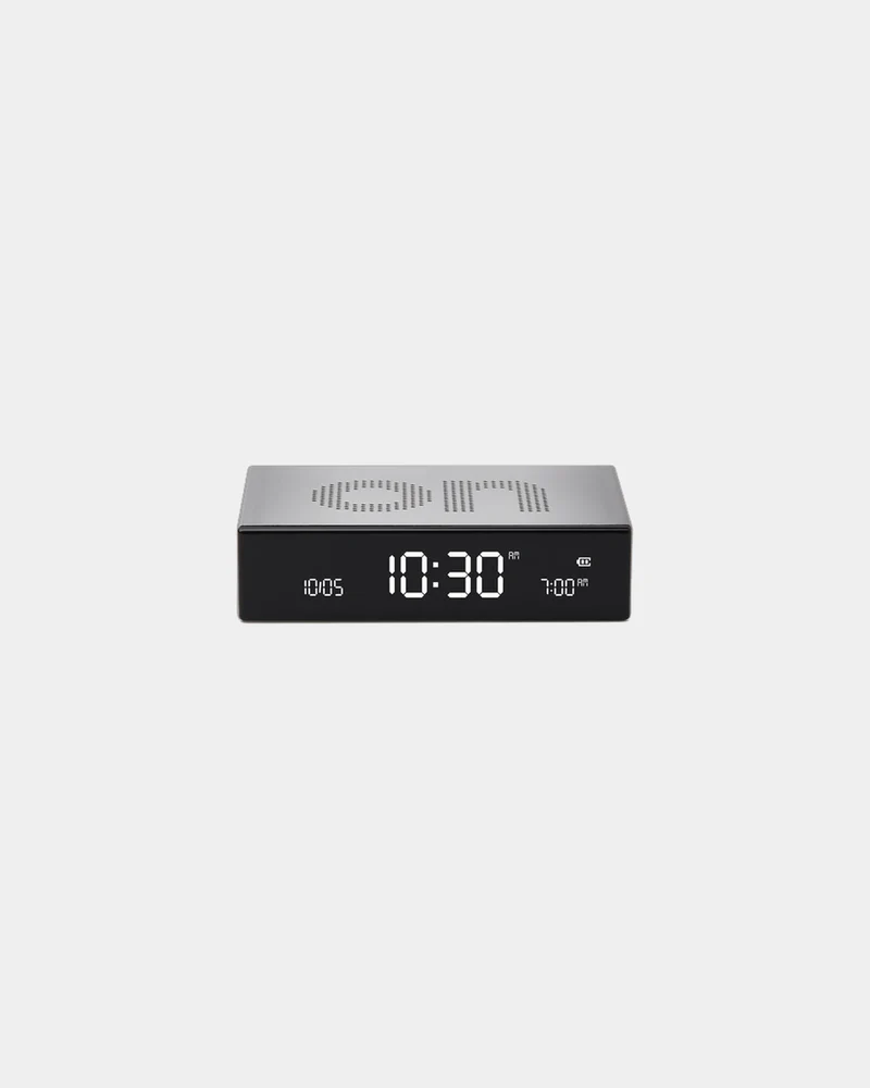 Réveil aluminium Lexon Flip Premium à personnaliser