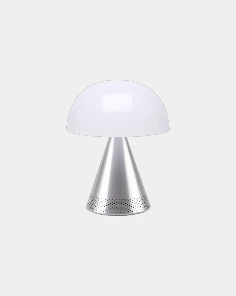 Lampe LED portable aluminium Lexon Mina L Audio à personnaliser