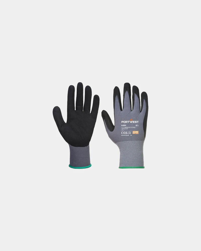 Gant DermiFlex noir-bleu ciel à personnaliser