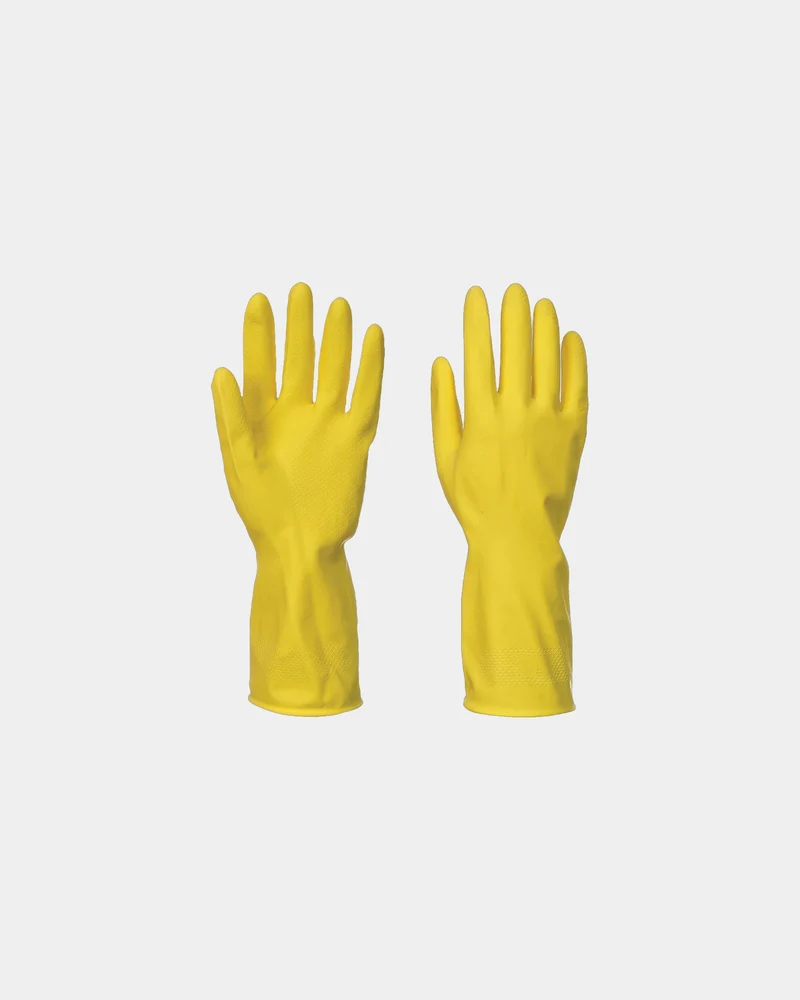 Gant latex de ménage jaune à personnaliser