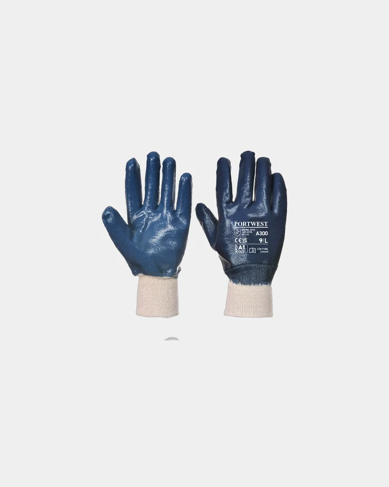 Gant nitrile poignet tricot à personnaliser