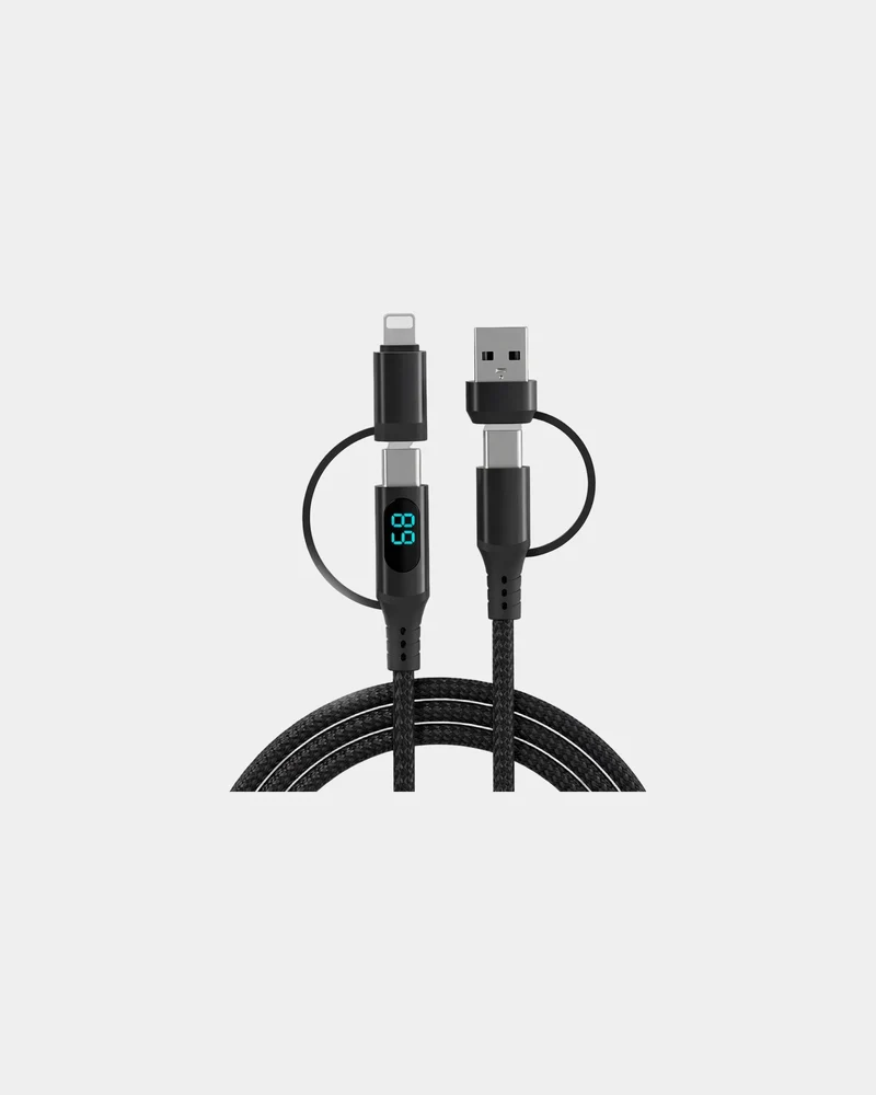 Câble USB 4 en 1 avec LED Blaupunkt à personnaliser