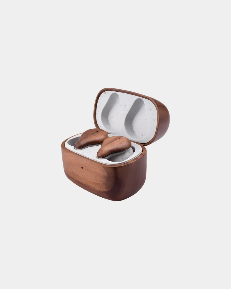 Écouteurs Bluetooth recyclé bois Blaupunkt à personnaliser