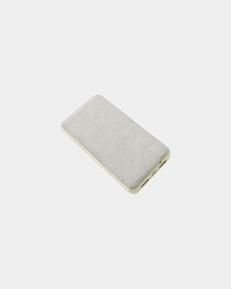 Batterie de secours RPET chanvre organique 10 000mAh