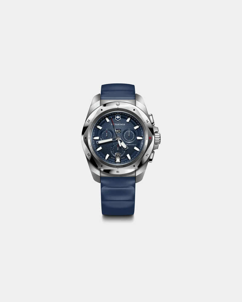 Montre acier inoxydable recyclé Victorinox I.N.O.X. Chrono à personnaliser