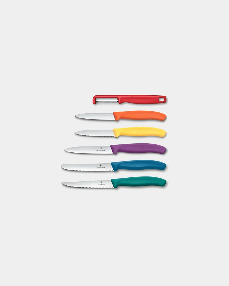 Bloc porte-couteaux inox Victorinox Utility 7 pièces à personnaliser