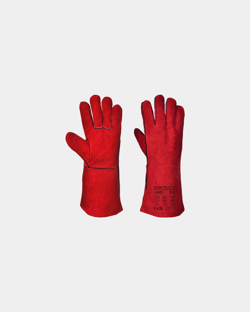Gant de soudage cuir croûte 36 cm à personnaliser