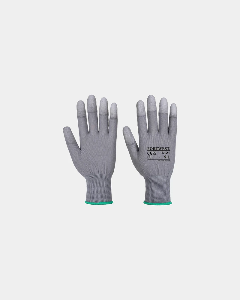 Gant nylon bout des doigts enduits PU à personnaliser