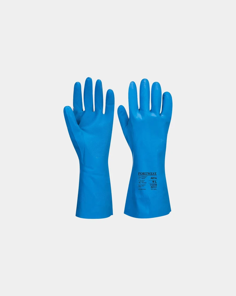 Gant nitrile bleu Contact à personnaliser