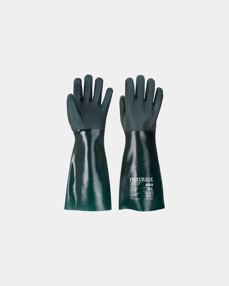 Gant PVC 45 cm double trempage à personnaliser